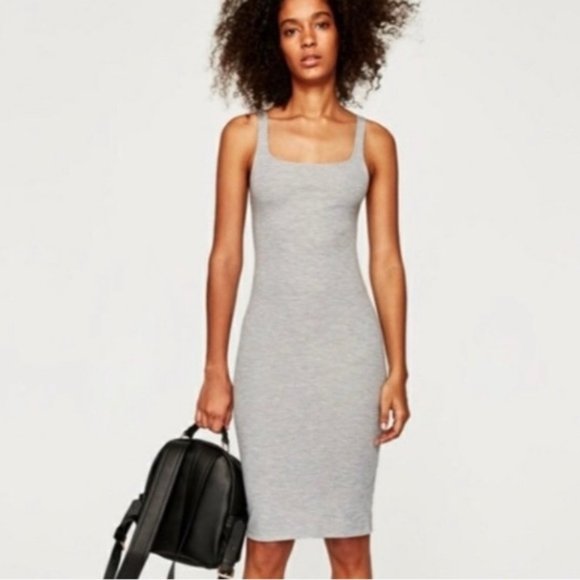 Zara Dresses & Skirts - ✌️ TWO ✌️ Zara Basics Bodycon Tank Dress Bundle L